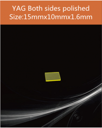 YAG Ce scintillator, YAG Ce crystal, Ce doped YAG scintillator, Scintillation YAG Ce, YAG Ce 15x10x1.6mm both sides polished